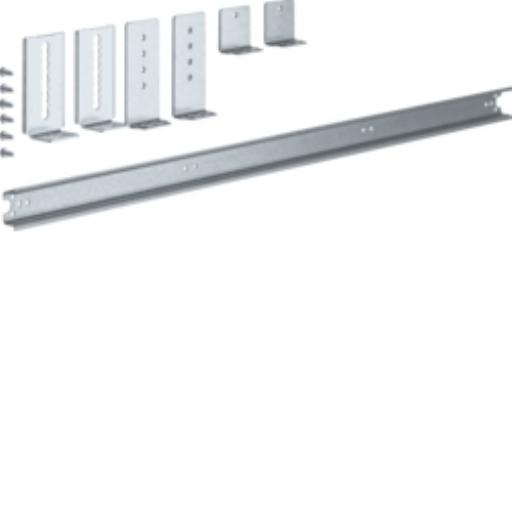 Hager DIN-rail met verdiepbeugels 750mm UZ03B2 afbeelding 2