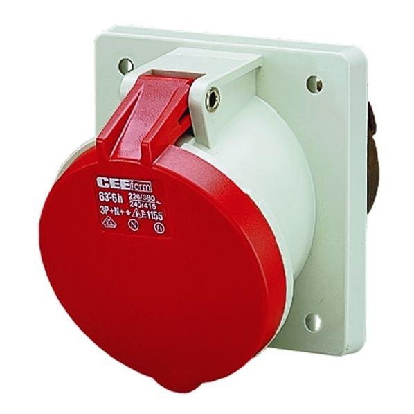 MENNEKES CEE 1155A INBOUWCONTACTDOOS 63A 5P 6H 40 afbeelding 2
