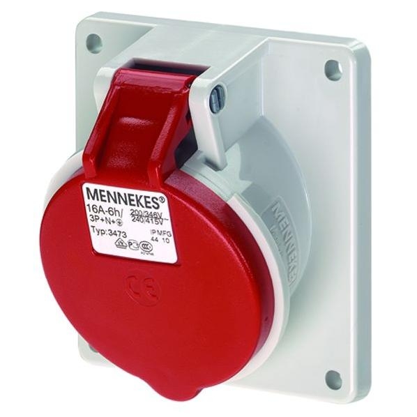 MENNEKES CEE 3473 INB. WCD 16A 5P 6H 400V IP44 T afbeelding 2