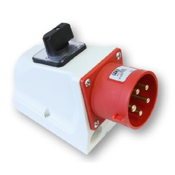 PCE 75625-6V TOESTELCOMBO 32A/5P AFSCHAKELB afbeelding 2