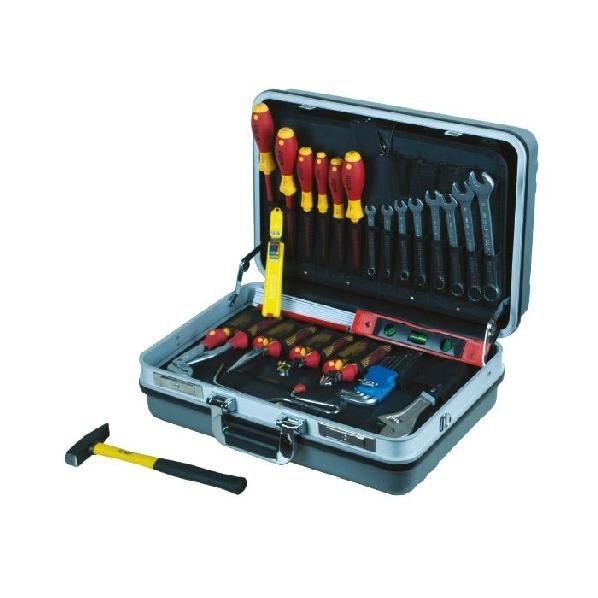 AMW Gereedschapkoffer Grijs Electric 36-delig afbeelding 2