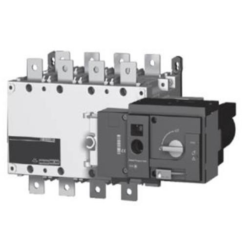 Hager Omschakelaar 4-P 250A blokvorm motorbediening HIB425M afbeelding 2