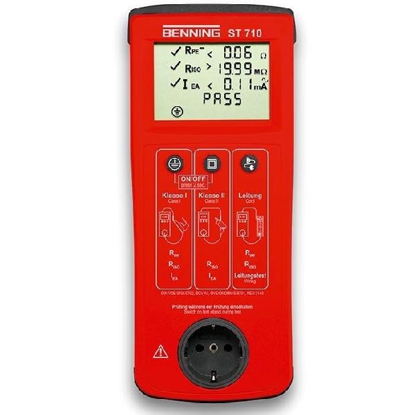 BENNING ST 710 Apparatentester inclusief Tas en Meetsnoeren afbeelding 2