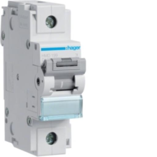 Hager Installatieautomaat 1-P D125A 15kA HMD199 afbeelding 2