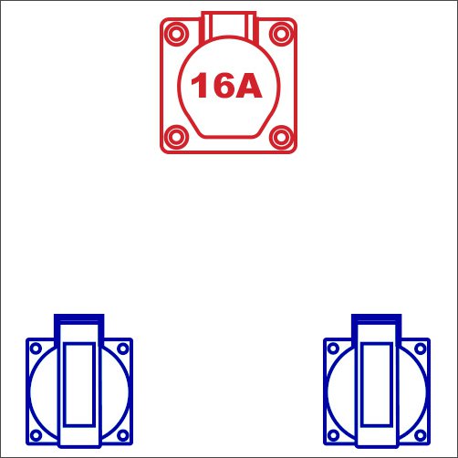 KERAF 114422 VERDEELKAST TYPE DOMINO 1