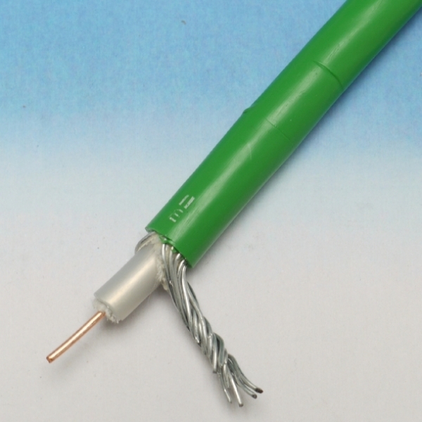 DYNAMIC COAX 3 GROEN COAXKABEL BAMBOE 3GN ONG KNIP afbeelding 2