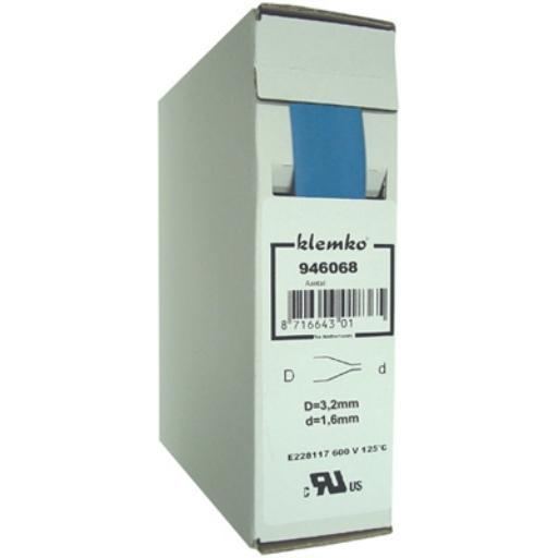 KLEMKO FP4TB-BL-3.2 KRIMPBOX 3.2/1.6 BLAUW 1=15M