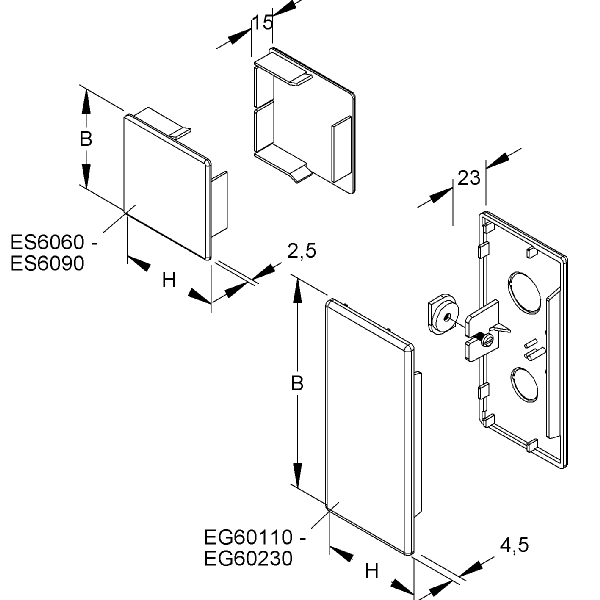 KLEINHUIS EG60110.8 EG60110.8 EINDPLAAT afbeelding 2