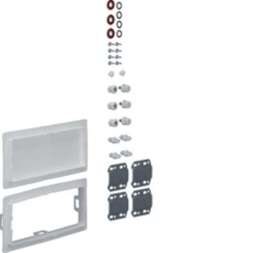 Hager Verbindingsset verdeler IP44 B=800mm RAL9010 FZ443B afbeelding 2