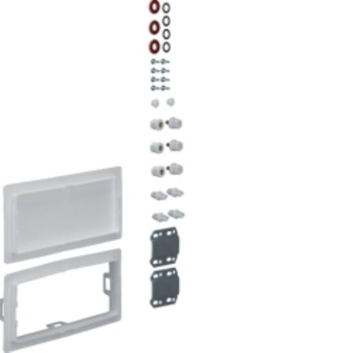 Hager Verbindingsset verdeler IP44 B=550mm RAL9010 FZ442B afbeelding 2