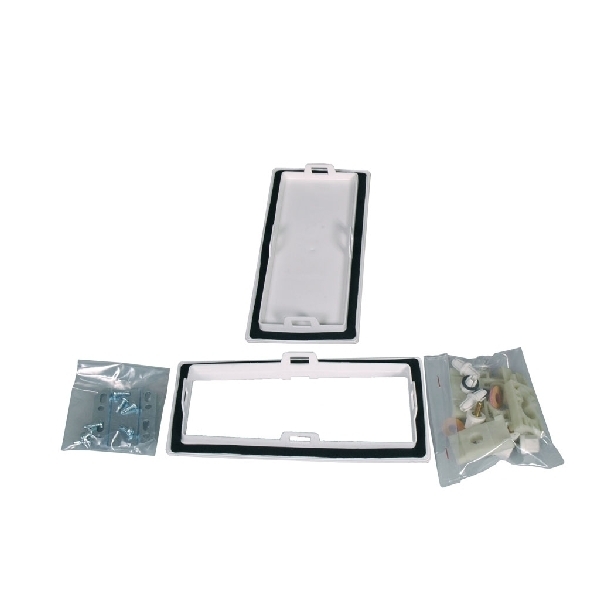 Hager Verbindingsset verdeler IP44/54 B=550mm RAL9010 FZ442S afbeelding 2