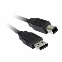 GRAYLE 010.01.071410 USB 2.0 KABEL A MALE>B MALE 1 afbeelding 2