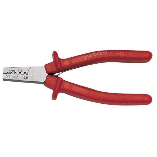 Friedrich Krimptang 0,25-2,5 mm2 met veer kunststof isolatie afbeelding 2