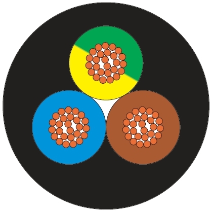 DYNAMIC VMVS ECA 3G0.75 ZW VINYLSNOER ROND ECA R100 afbeelding 2