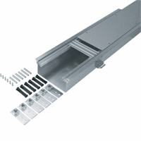 Hager Vloergoot bovenliggend staal 90-130mm droog BKW200090 afbeelding 2