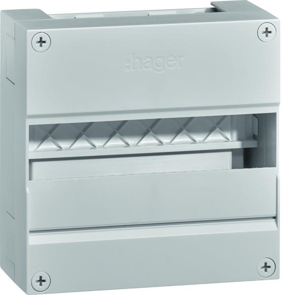 Hager Verdeler, leeg 1x12 modulen IP30, excl.buisinvoer VKG21Z