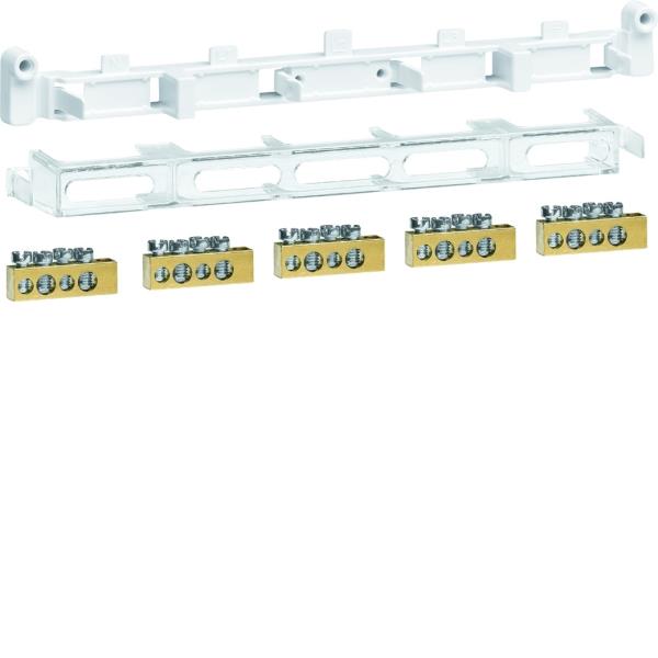 Hager Verdeelklemmenset L1-L2-L3-N-A, Vision VKG91T