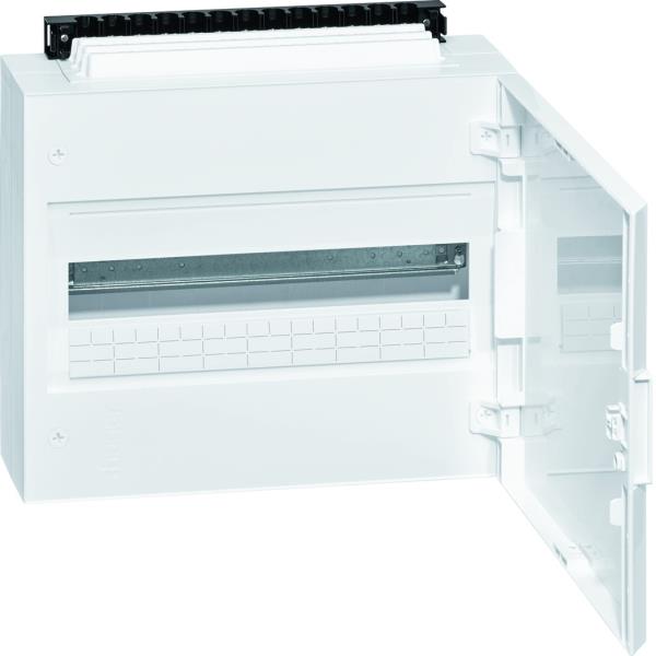 Hager Verdeler Vega IP40, 1x18modulen, deur wit VB118C afbeelding 2