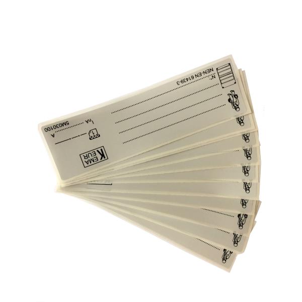 Hager Naamplaat VisionNEN-EN 61439-3 zelfklevend VPE=10 VKG58T afbeelding 2