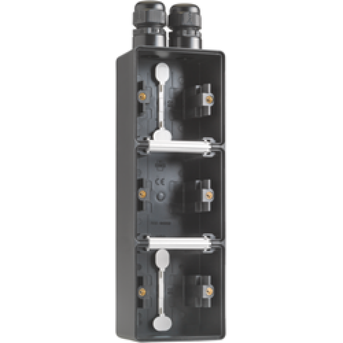 Hydro opb.ds. 3v vert. 2xM20-wartel 761-84352