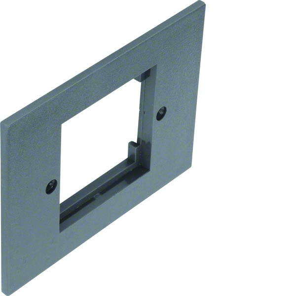 Hager Afdekplaat voor 1x 50x50mm elem.in vloerzuil grijs GBZWR17011 afbeelding 2