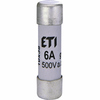 ETI CH10 GG 25A CYL.ZEKERING CH10 GG 25A 500V afbeelding 2
