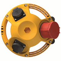 MENNEKES CEE 94350GE MENNEKES 3 KRAFT GEEL afbeelding 2