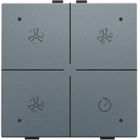 HC Bediening ventilatie (4-knops)+LED 220-52054 afbeelding 2