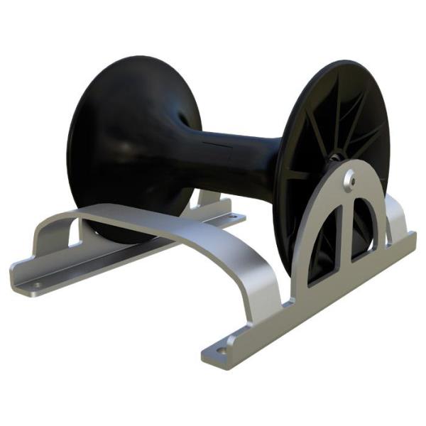 Mosterdpot staal kabelrol met kunststofrol Saenroll afbeelding 2