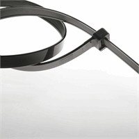 Bundelband UV 4,5x360mm zwart