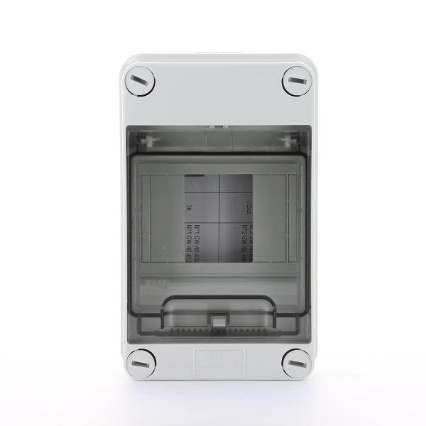 GW Modulaire verdeler met transparante deur 4 mod. IP55 GW40001