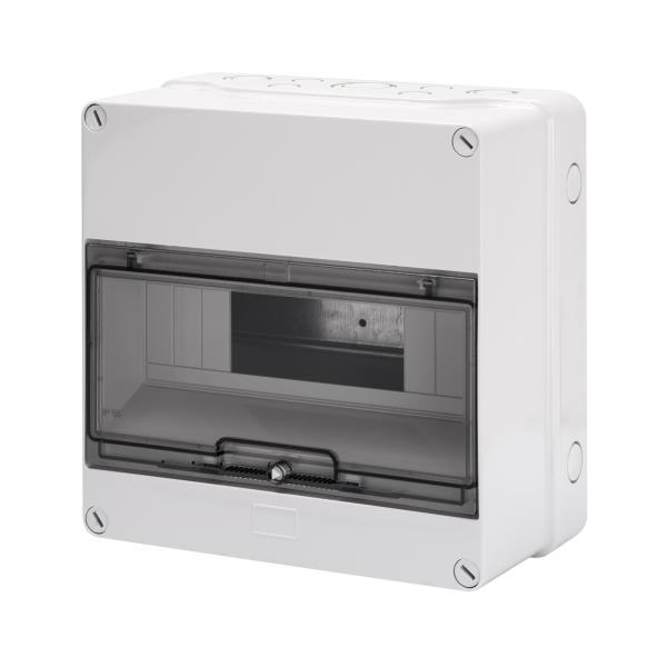 GW Modulaire verdeler met transparante deur 12 mod. IP55 GW40005