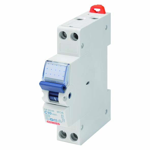 GW Installatieautomaat 1p+N B10A GW90326 afbeelding 2