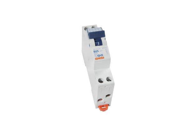 GW Installatieautomaat 1p+N B25A GW90330 afbeelding 2