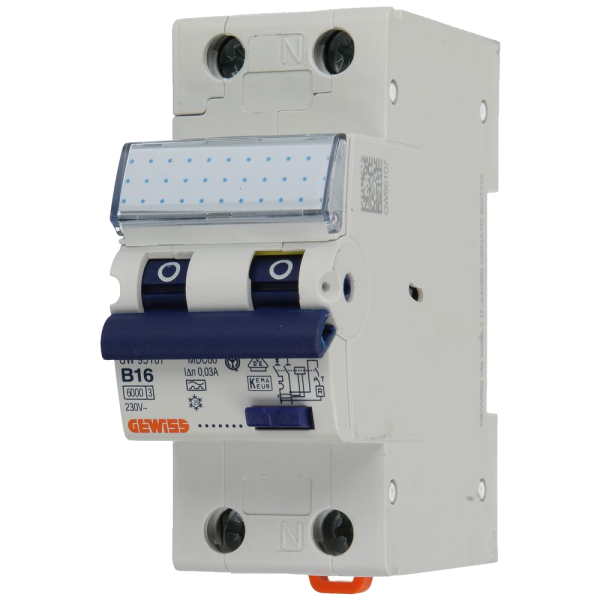 GW Aardlekautomaat 2p 30mA B16 GW95107