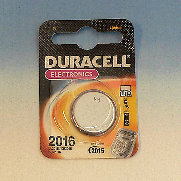 DURACELL DL20 16 KNOOPCEL LITH CR2016 3V 1=1ST afbeelding 2