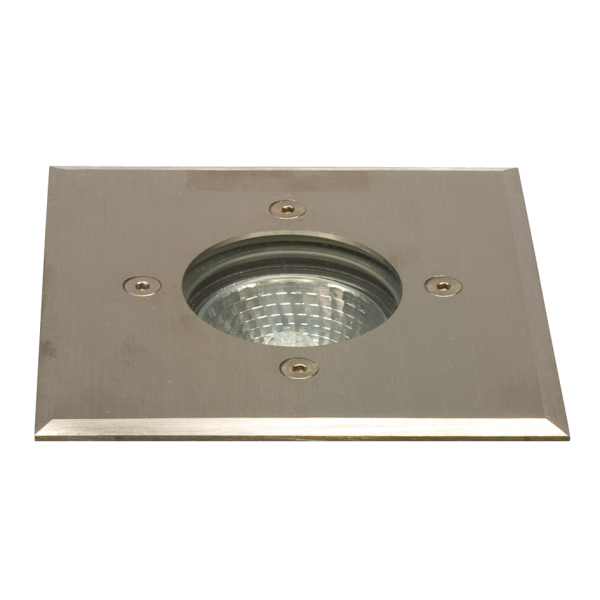 King grondspot RVS GU10 35W vierkant IP67