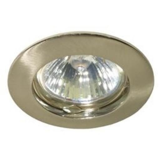 Inbouwspot GX5,3 50mm vast schuin gesch. alu