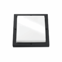 SG LED verlichting Bassi 10W 3000K zwart vierkant slagvast