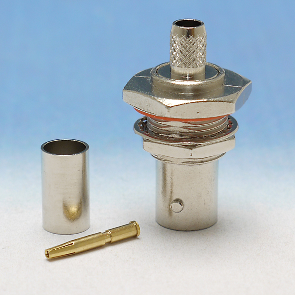 KLEMKO B75CDFMRK6 BNC CHASSISDEEL KRIMP RG 59/62 afbeelding 2
