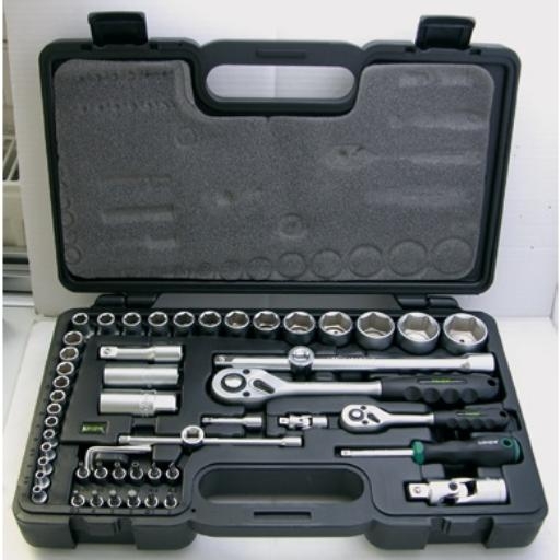 HAUPA 110678 DOPSLEUTELSET 55 DELIG 1/4"1/2 afbeelding 2
