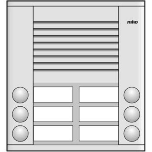 Buitenpost Audio opb. 2x3 drukkn. 10-106 afbeelding 2