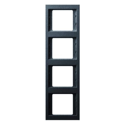 BERKER 13437006 AFD RAAM 4-V VER K1 ANTR MAT afbeelding 2