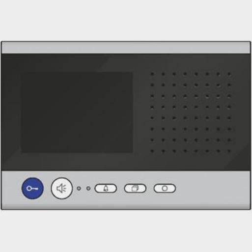 Binnenpost handfree luxe A/V opb. kleur 10-571 afbeelding 2