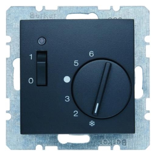BERKER 20301606 KAMERTHERMOSTAAT 1V A/U LED AN afbeelding 2