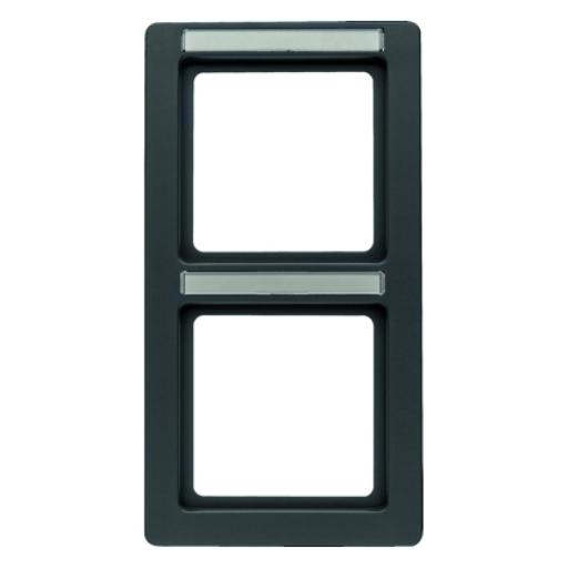 BERKER 10126016 AFDEKRAAM 2V+TV VERT Q1 ANTR afbeelding 2
