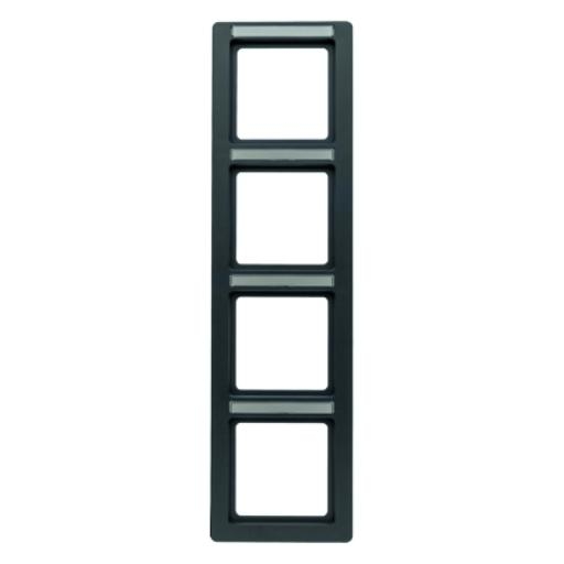 BERKER 10146016 AFDEKRAAM 4V+TV VERT Q1 ANTR afbeelding 2