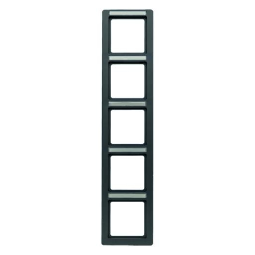 BERKER 10156016 AFDEKRAAM 5V+TV VERT Q1 ANTR afbeelding 2