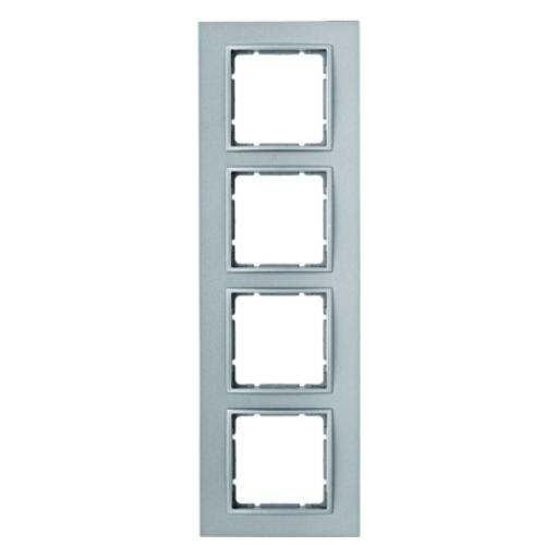 BERKER 10146424 AFDEKRAAM 4V B7 KUNSTST ALU afbeelding 2