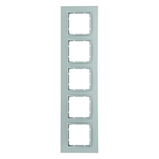 BERKER 10156424 AFDEKRAAM 5V B7 KUNSTST ALU afbeelding 2